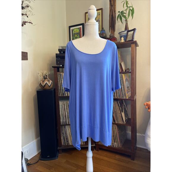 J Jill XL Wearever Collection Short Sleeve Tunic Top Rayon Back Detail LOT of 2 - Picture 5 of 15